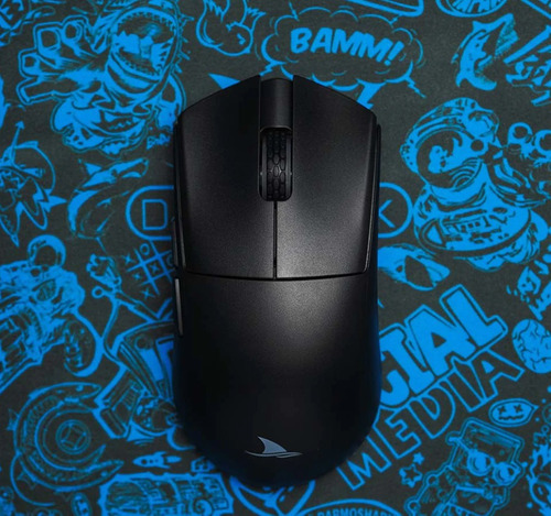 Ratón inalámbrico para juegos Darmoshark M3 Paw 3395, 58 g, negro