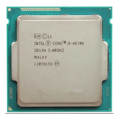 Original Procesador I5-4670k 3.4 Ghz, 4 Núcleos, 22 Nm, Cpu
