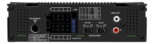 Kit Woofer Mh 420 Com Radio Amplayer Driver D220ti E Corneta Cor Preto