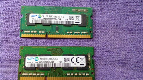 Imagen 1 de 6 de Memoria Ram Laptop Samsung 2gb 1rx8 Pc3 10600s