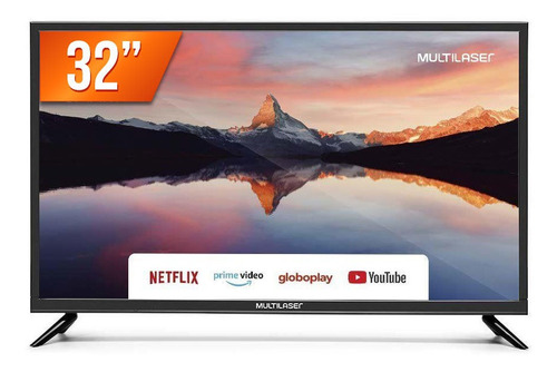 Smart Tv Multilaser 32 Tl011 Hd Wi-fi Integrado Preto