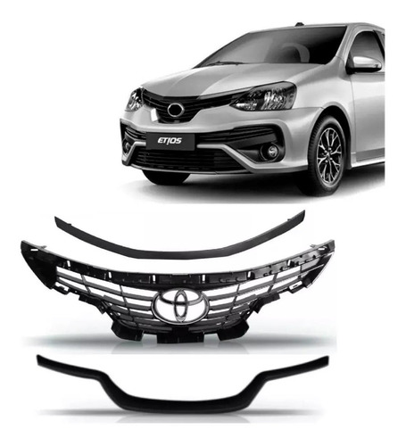 Grade Toyota Etios Completa 2018 2019 2020 Com Emblema