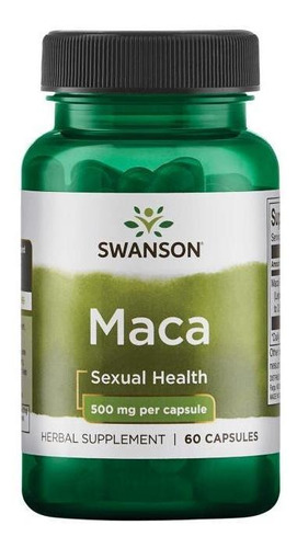 Maca 60 Caps 500 Mg De Swanson