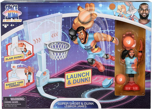 Space Jam Lebron James Playset Super Shoot And Dunk 14568