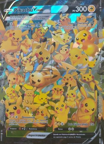 Cartas Pokemon Box Pikachu Coleção Especial Pikachu V Original Copag