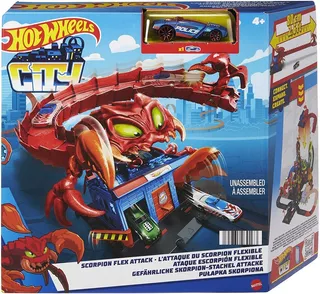 Hot Wheels City Pista Ataque Do Escorpião Mattel Hdr32