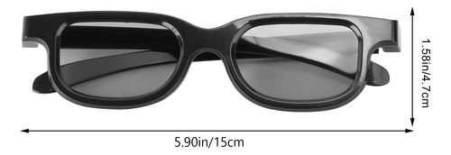 5 Pares De Gafas 3d Con Lentes Polarizadas Circulares Pasiva
