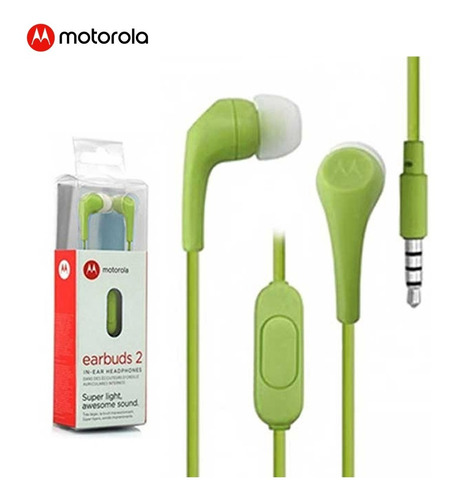 Audifonos Motorola Earbuds 2 C/micro Lima