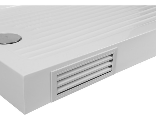 Receptáculo Zen Con Desagüe Panel Registro Blanco 1200x700mm