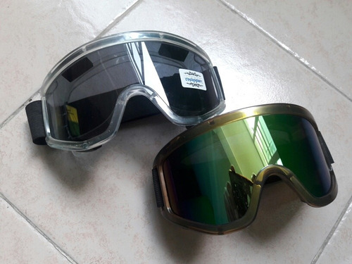 Goggles - Lentes Para Moto. Enduro, Cross. Mica Tornasol