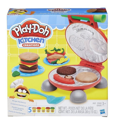 Imagen 1 de 1 de Play Doh Kitchen Creation Fábrica Hamburguesa Importado