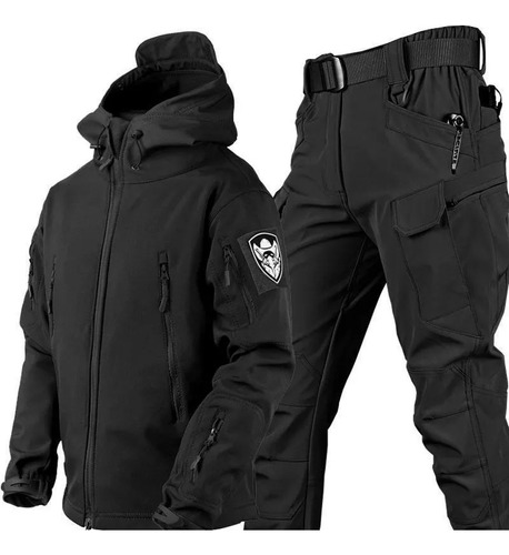 Traje Deportivo Hombre Táctica Militar Outdoor Shark Térmica