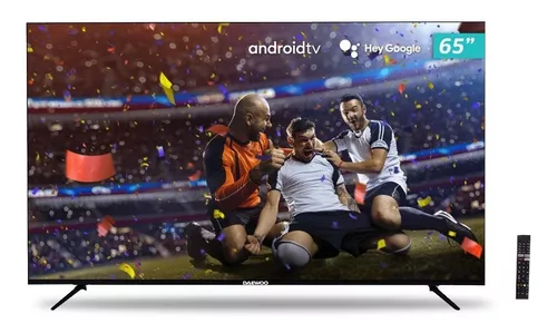 Televisor de 65 pulgadas Daewoo. Resolucion 4K Android TV y Bluetooth