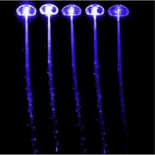 Extensiones Led Luminosas Por Color De Pelo X 5 Cotillon