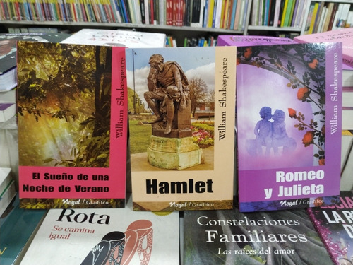 William Shakespear ×3 Romeo Y Julieta + Hamlet + Sueño .....