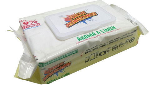 Toallitas Humedas Desinfectantes Maxiclean Paq. C/80 Pcs