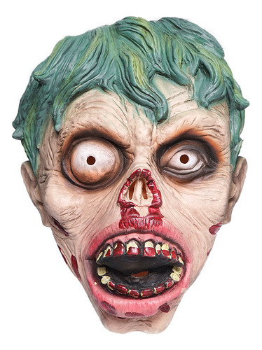 Máscara De Halloween Scary Rotten Face Zombie Latex Mask Par