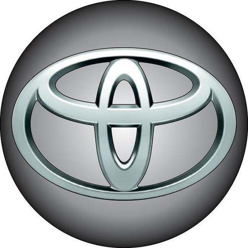 Emblema Calota 48mm Toyota Degrade (4 Un)
