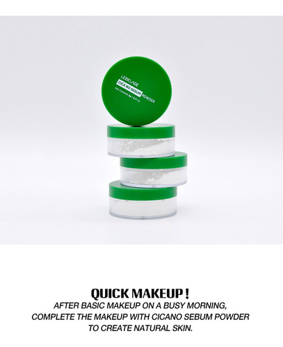 Maquillaje Polvo Traslucido_ Cica Coreana_ Control De Brillo
