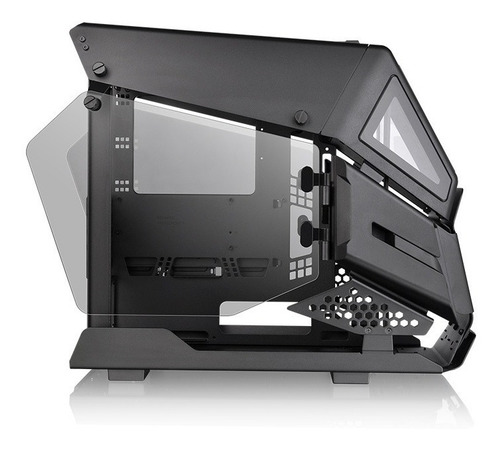 Imagen 5 de 7 de Gabinete Gamer Thermaltake Aht200 Black Tempered Glass