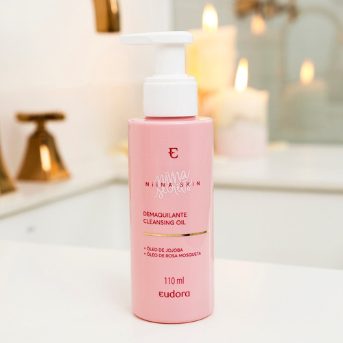 Eudora Cleansing Oil Niina Skin 100ml Momento de aplicação Dia/Noite Tipo de pele os tipos de pele