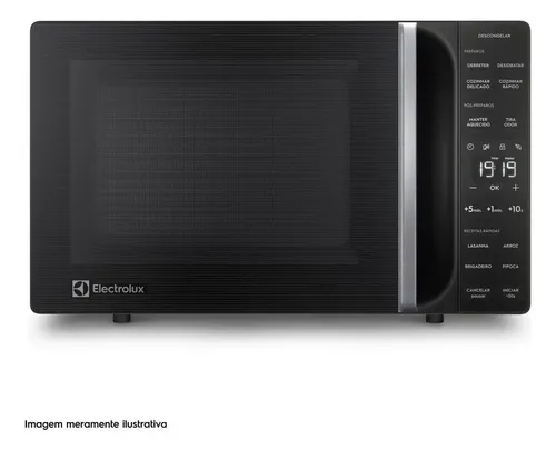 Micro-ondas Electrolux 23l Preto Efficient Com Descongelamento Assistido (me23p 220v