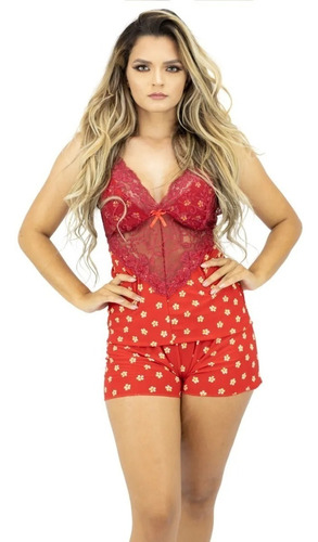 Conjunto De Baby Doll De Liganete Super Confortável