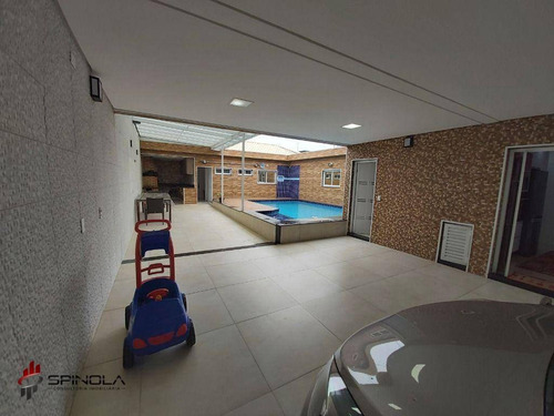 Imagem 6 de 30 de Sobrado Com 3 Dormitórios À Venda, 300 M² Por R$ 1.300.000,00 - Maracanã - Praia Grande/sp - So0082