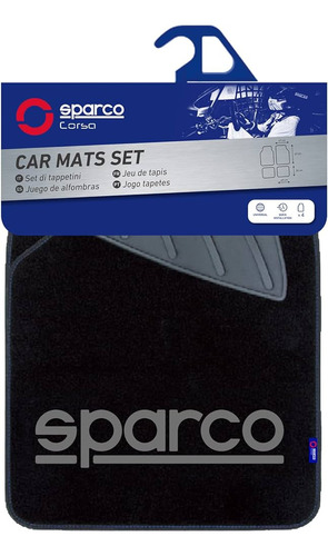 Set Alfombras Sparco Original Deluxe Carrera 4 Pzas