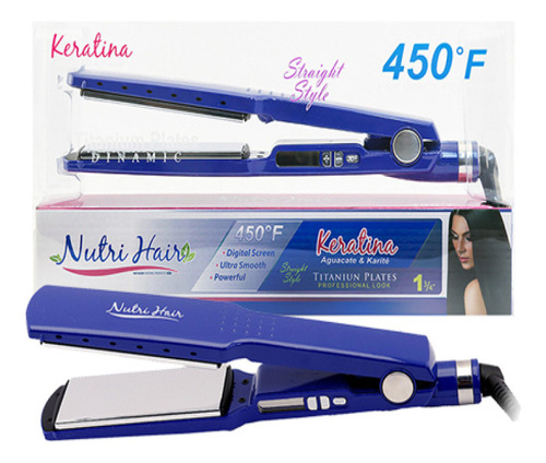 Plancha Para Cabello Nutri Hair Keratina Y Aguacate 