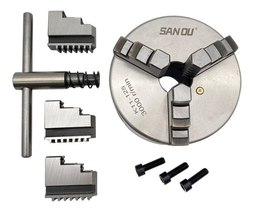 Portabroca Torno 4.921 in Sanou 3 Mandibula Auto Centrado