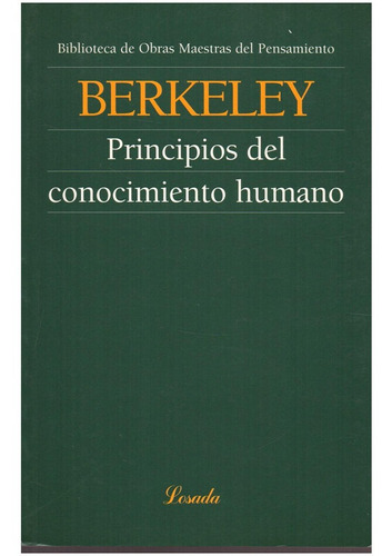 Principios Del Conocimiento Humano - Berkeley - Losada