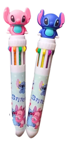 Kit Completo Stitch Filme Disney Com Porta Caneta E Régua