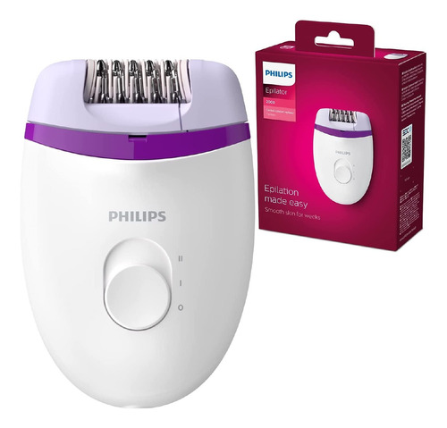 Depiladora Philips Bre225 Satinelle C/ Cable 2 Velocidades