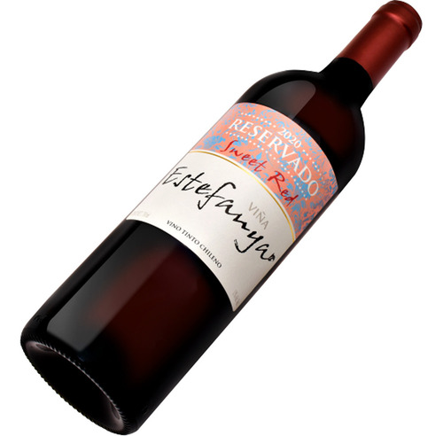 Pack De 4 Vino Tinto Estefanya Sweet Red 750 Ml