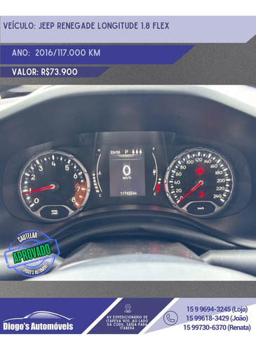 Jeep Renegade 1.8 Longitude Flex Aut. 5p