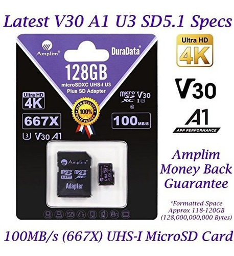 64 Gb 128 Gb Micro Sd Sdxc V30 A1 Tarjeta De Memoria Mas Ada
