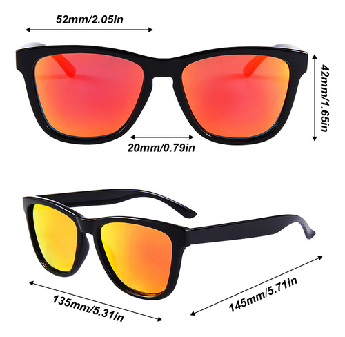 Gafas De Sol Polarizadas Unisex Con Protección Uv