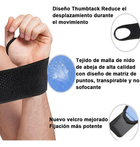 Muñequeras De Soporte, 2pack Muñequera Deportivas,