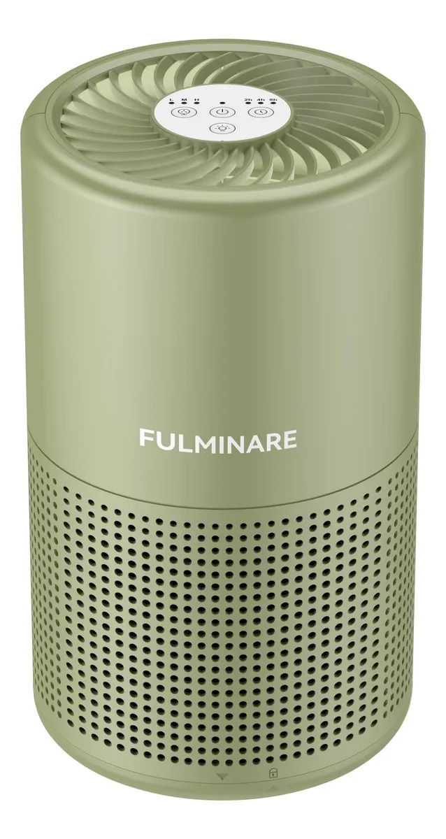 Purificador De Aire Fulminare H13 Hepa 3 Velocidades Tempori Color Sage Green