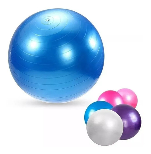 Oferta Pelota Balon 75 Cm Pilates Yoga + Inflador Pelotas