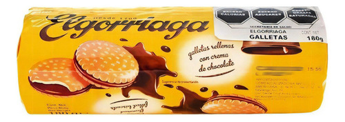 Galletas Elgorriaga Rellenas Con Crema De Chocolate 180 G