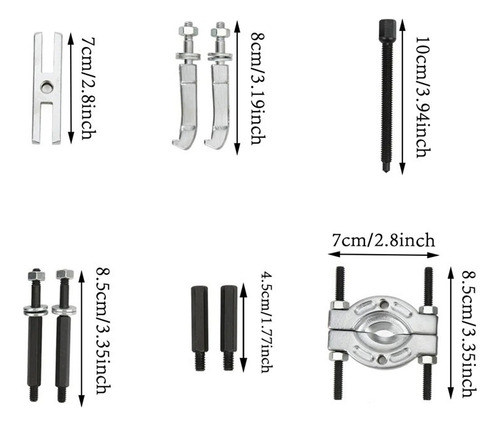 Kit Extractor De Rodamientos De 9 Piezas