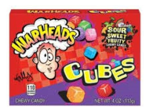 Dulces Warheads Cubes 113g Americanos