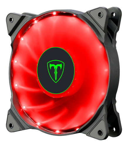 Cooler Fan Led Vermelho 120x120x25 12cm T-dagger T-tgf300r