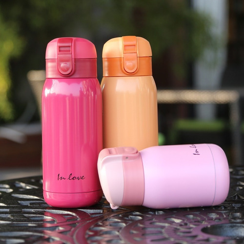 Botella De Agua Caliente De Dibujos Animados Para Niños Con