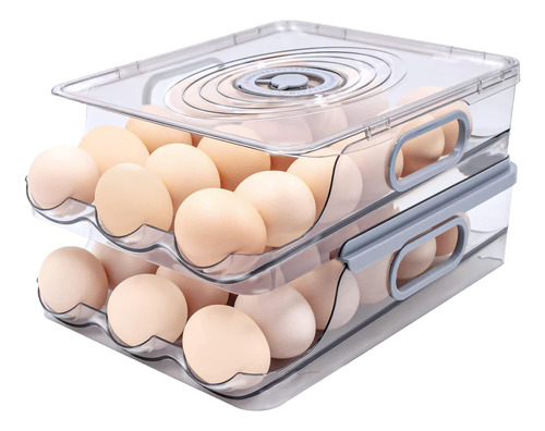 Recipiente Para Huevos Para Refrigerador, 2 Capas, 11.2 PuLG