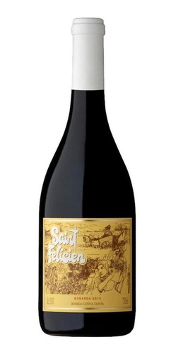 Vino Saint Felicien Bonarda tinto 750 mL