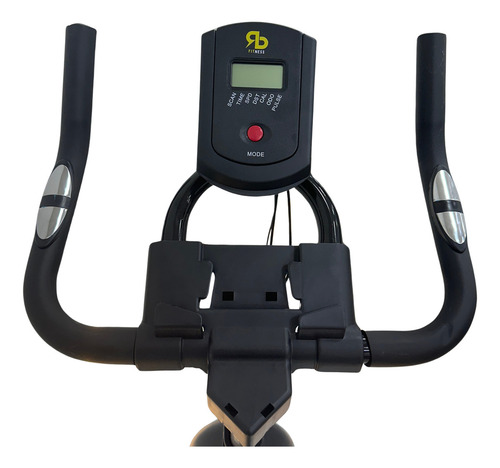 Bicicleta Ergometrica Rb Fitness Laranja 13kg Cor Amarelo