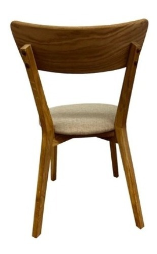 Imagen 4 de 9 de Silla Para Comedor Madera 100% Maciza Roble Ref: Maciza503